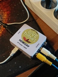 Переходник адаптер HDMI AV RCA тюльпан hdmi2av (811-2)