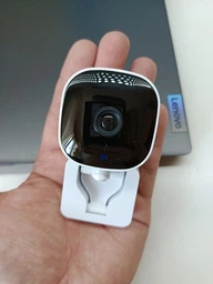 WiFi міні камера IP відеоспостереження Full HD 1080P бездротова смарт відеокамера вайфай з нічним баченням та з двостороннім аудіо зв'язком відеозапис запис звуку на карту пам’яті microSD віддалений доступ онлайн зі смартфона для дому офісу Біла