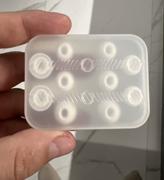 Набір силіконових амбушюр у трьох розмірах S/M/L для навушників Airpods Pro у футлярі, 6 пар, білі "P" (92344449)