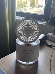 Вентилятор с увлажнением аккумуляторный RZTK Multi Fan Green