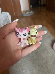 Набір фігурок Littlest Pet Shop Lps серія 4 HOLIDAY PET PAIRS святкова пара домашніх тварин Capycino фото від покупців 1