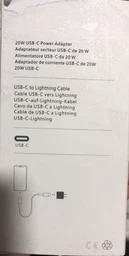 Швидка зарядка для айфона айпада комплект швидкої зарядки для Apple iPhone iPad зарядка для iPhone Мережевий зарядний пристрій Блок Type-C 35W USB-C Power Adapter Кабель зарядки Type-C to Lightning фото від покупців 4