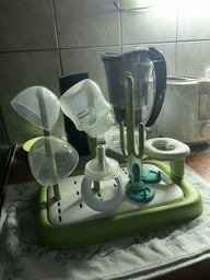 Высококачественная сушилка для детских бутылочек, сосок, стаканов, LELIK Cacti, зеленый
