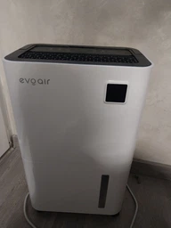 Осушувач повітря EvoAir OptiDry 20 20л/24год датчик вологості функція пам'яті сушіння одягу резервуар 2л цифровий дисплей білий