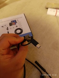 Ендоскоп для смартфона і комп'ютера Type-C + USB для Android Windows з гнучким зондом, 2 м, камера 5.5 мм автомобільний для будинку водонепроникний, гнучка камера фото від покупців 3
