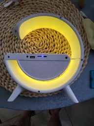 Лампа G11 Smart Light 4в1с Bluetooth колонкою будильником та бездротовою зарядкою фото від покупців 1