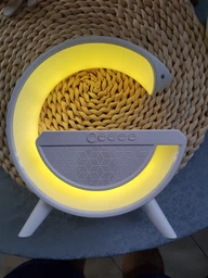 Лампа G11 Smart Light 4в1с Bluetooth колонкою будильником та бездротовою зарядкою
