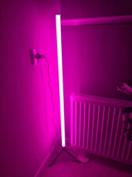 Торшер неоновая лампа Intellect Stand LED RGB от USB напольный светильник, ночник, регулировка с телефона и пульт ДУ