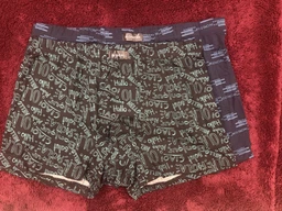 Набір трусів боксерки бамбукові 2 штуки No brand 1005 р.3XL різні кольори фото від покупців 1