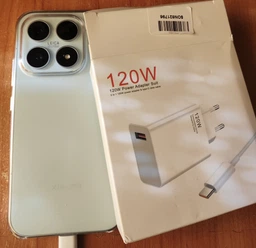 Зарядний пристрій HyperCharge 120W USB charger швидка зарядка для Xiaomi + кабель USB Type-C блок живлення PD / QC для iPhone Samsung Xiaomi Poco айфона сяомі самсунга White Lexego XMK-120W