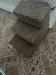 Ступеньки пандус для собачок 50*35*40 беж , з'ємний чохол тройні фото від покупців 5