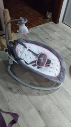 Заколисуючий центр шезлонг для дітей гойдалка дитячий електронна вібраційна музична з іграшками заколисує вібрує грає музику розважає дитяче крісло для немовлят фото від покупців 6