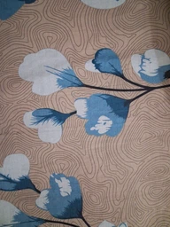 Наволочка Бязь Azure Bloom 50*70 см Голубой