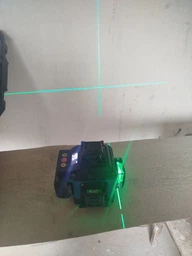Лазерный уровень нивелир Laser Level 4D 2 аккумулятора 16 линий зеленый луч со штативом в кейсе синий фото от покупателей 6