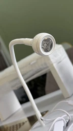 Лампа для маникюра ультрафиолетовая Clip on UV Lamp 365nm + 395nm фонарик наращивания ногтей, USB, 360°, Черный фото от покупателей 7