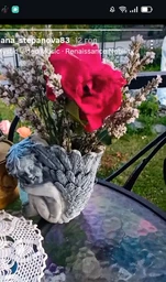 Кашпо Янгол з крилами Betonika Home 12.6*14
