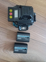 Лазерный уровень нивелир Laser Level 4D 2 аккумулятора 16 линий зеленый луч со штативом в кейсе синий фото от покупателей 2
