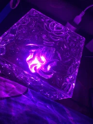 Ночник от USB куб звездное небо LED настольная RGB лампа 16 цветов для спальни и детской + пульт фото от покупателей 4