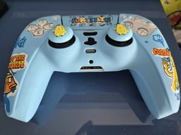 Защитный силиконовый чехол FORTNITE и наклейка на тачпад для геймпада Sony DualSense (PS5) + накладки на стики