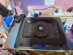 Охолоджувальна підставка для ноутбука Llano V12 RGB Black фото від покупців 1
