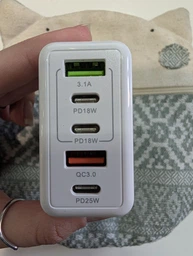Сетевое Зарядное Устройство 30W Быстрая Зарядка Блок Блочок USB-A 3.1A, USB Type-C PD 18W 2xUSB, USB-A QC 3.0 + Type-C PD Белый фото от покупателей 1