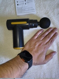 Масажер ударний перкусійний масажний пістолет 4в1 з 4 насадками Massage Gun фото від покупців 1