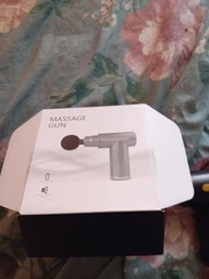 Массажер MASSAGE GUN ART 0123, серый фото от покупателей 1