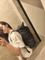 Чоловічий рюкзак ролтоп міський rolltop жіночий стильний для ноутбука студентів подорожей дорожній ручна поклажа місткий молодіжний водонепроникний шкільний портфель унісекс Чорний 73665