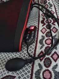Массажер для шеи и спины массажная подушка Brillix PumpHeat MP-2V роликовый для тела и ног с подогревом и помпой инфракрасный массаж massage shiatsu шиацу фото от покупателей 3