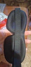 3D маска для сну з опуклостями для очей Чорна фото від покупців 3
