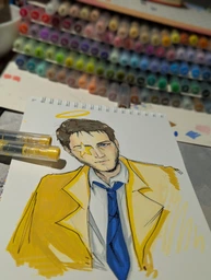Набор акриловых маркеров 240 шт. Acrylic Brush Marker AW-1956 акриловые маркеры с мягкой кисточкой для творчества и декора фломастеры для рисования фото от покупателей 1