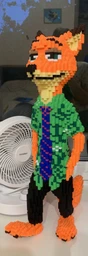 3D-конструктор Magic Blocks «Лис Ник Уайлд» 9116 — 50 см, 8133 детали, герой мультфильма «Зверополис»