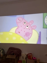 Проектор Smart 4K Projector Ultra HD до 130 дюймов мини портативный HDMI Android + iOS Bluetooth 5.0 Wi-Fi 6 мультимедийный домашний кинотеатр + черная точка фото от покупателей 2