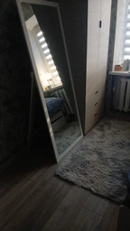Дзеркало підлогове в повний зріст на підставці велике в рамі прямокутне 700х1700 мм Бланко