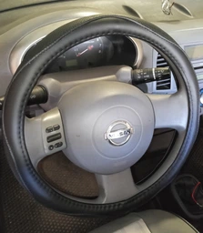 Чехол на руль из еко кожи Autovalom Steering "M" 37-39см черный