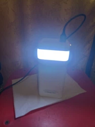 Повербанк Power bank 100000 mAh USB, Type-C, MicroUSB с Led-дисплеем, быстрой зарядкой и встроенными кабелями, белый фото от покупателей 1