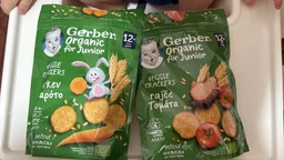 Крекери Gerber Пшеничні з томатами для дітей із 12 місяців 100 г (8000300435351) фото від покупців 10