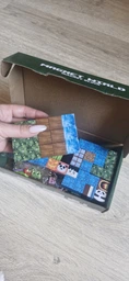 Магнитный конструктор Minecraft 100 шт + ПОДАРОК 3 фигурки по игре Майнкрафт Замок Mk001016