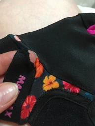 Рукавички для фітнесу MadMax MFG-770 Flower Power Gloves Black/Pink M