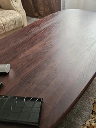 Стіл журнальний кавовий Wood Wedge із ящиком 90х50х47 см Колір Коричневий (КСК900500470) фото от покупателей 4