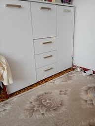 Комод на 3 шухляди з дверима IDEA ТКБ-371 Білий