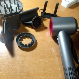 Професійний фен Super Hair Dryer 5 в 1 із захисту волосся різними насадками з іонізацією будь-якого волосся сушіння волосся червоний фото від покупців 2