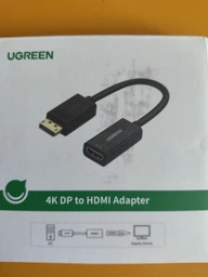 Адаптер Ugreen MM137 DisplayPort to HDMI Female Converter 1080P Black (UGR-40362) фото від покупців 4
