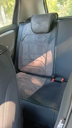 5D Чехлы на сиденья для BMW 7 SERIES 2002-2008 E65/E66 Autovalom Flannel черные с серой вставкою фото от покупателей 5