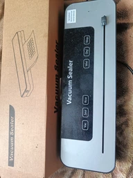 Вакууматор побутовий для продуктів їжі Vacuum Sealer 120W вакууманий пакувальник автоматичний + 10 пакетів фото від покупців 1