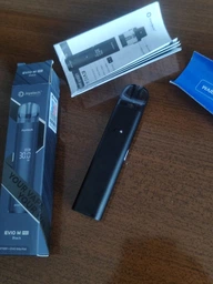 Багаторазова електронна сигарета вейп Pod система Joyetech Evio M Pro 1100 mAh Black + кабель type-c ACG в комплекті до під системи под перезаправляєма курілка потужна електронка подік для заправки рідини до 30 Вт фото від покупців 5