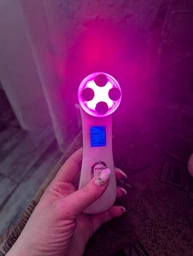 Массажер для лица микротоковый ультразвуковый LED светотерапии с микротоками скрабер с эффектом лифтинга и омоложения кожи 5в1 фото от покупателей 3