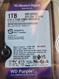 Накопичувач HDD SATA 1.0TB WD Purple 5400rpm 64MB (WD10PURZ) фото від покупців 1