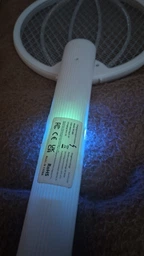 Ракетка мухобойка для комарів та комах електрична 3 режими встановлення Mosquito Swatter біла (GS-187332) фото від покупців 1