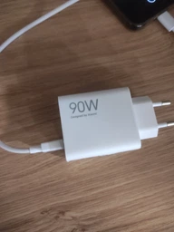 Зарядний пристрій Xiaomi 90W HyperCharge Combo (Type-A) білий + кабель USB-C фото от покупателей 3
